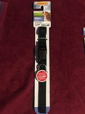 Ruffin' It Small Adjustable Quadlock Buckle Dog Collar - Black.NEW - Image 1 of 2