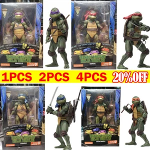 Ninja Turtles 1990 Movie 7" NECA TMNT Teenage Movable Toys Mutant Action Figure - Picture 1 of 13