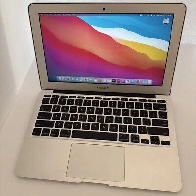 Apple Macbook Air 11” core i5 1.30GHz 4GB RAM 256GB SSD MacOS 11 Big Sur - Image 1 of 4
