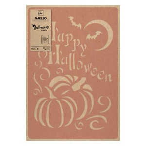 Halloween wiederverwendbare Kunststoff-Schablonen // HAPPY HALLOWEEN // KÜRBIS - Bild 1 von 2