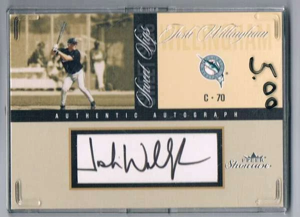 2004 Fleer Showcase Sweet Sigs #JW Josh Willingham Auto  - Image 1 of 1