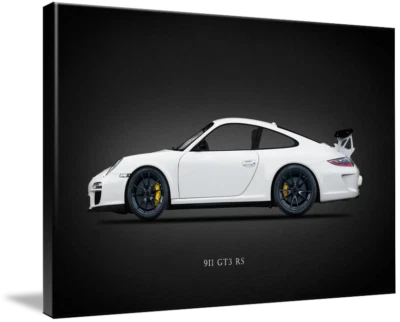Arte en lienzo - Porsche 911 GT3 RS, coche deportivo moderno mínimo, 3 tamaños Foto 1 de 4