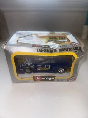 De colección Burago 1:24 Lancia Beta Montecarlo 0170 Metal Diecast (18/2/1983) #40 Foto 1 de 4