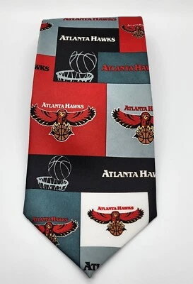Brand NEW With Tags RALPH MARLIN NBA ATLANTA HAWKS Neck Tie Men's Clothing - Imagem 1 de 4