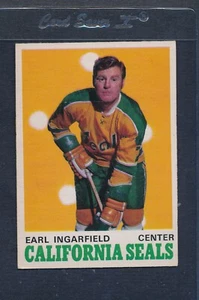 1970/71 OPC O-Pee-Chee #191 Earl Ingarfield Seals EX *215 - Picture 1 of 1