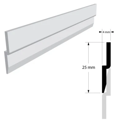 ALUMINIUM HANGING Z SECTION  - Image 1 of 2