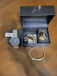 Rocawear~Water Resistant Stainless Steel Back Mans Watch RM9664 Original Box 109 - Picture 1 of 4