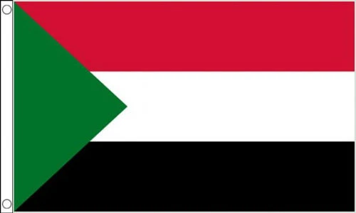 SUDAN FLAG 5' x 3' Sudanese Flags Africa African Nation Flags - Image 1 of 1