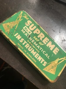 Juego de instrumentos de dibujo matemático The Supreme Nº4 (como se muestra) latas - Imagen 1 de 3