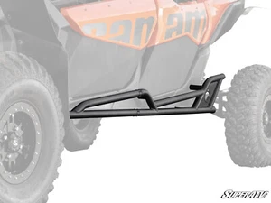 SuperATV Nerf Bars for Can-Am Maverick X3 MAX - Black - Picture 1 of 8