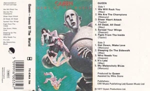 Queen – News Of The World. RARE (UK mid 80's Reissue 11-Track Cassette Album) - Picture 1 of 6