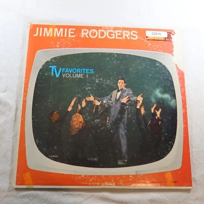 Jimmie Rodgers Tv Favorites Volume 1   Record Album Vinyl LP - Image 1 of 4