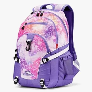 HIGH SIERRA LOOP-BACKPACK WITH TABLET-SLEEVE, UNICORN CLOUDS/LAVENDER/WHITE, OS - Picture 1 of 16