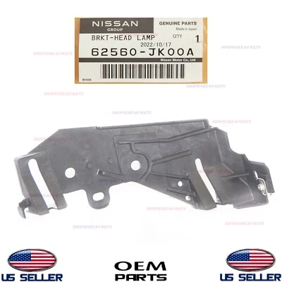 Soporte genuino faro delantero derecho lado pasajero OEM Infiniti G25 G35 G37 Q40 Foto 1 de 3