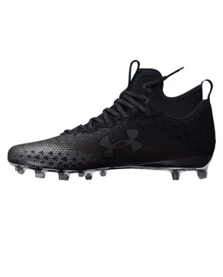 Size 9 Under Armour Spotlight Clone MC Black Metallic Silver W - Image 1 of 3