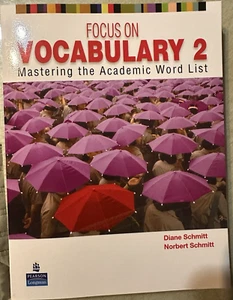 FOCUS ON VOCABULARY 2 2/E STUDENT BOOK 137617 2nd Edition Diane Schmitt - Picture 1 of 4