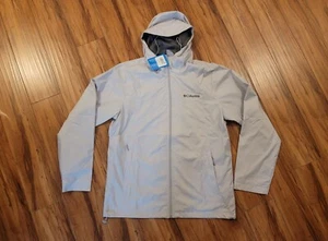 Columbia Zuma Stack Jacket Full Zip Hoodie Windbreaker Grey size M Medium NEW - Picture 1 of 5