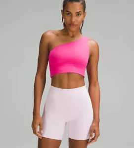 Sujetador asimétrico Lululemon Align soporte ligero, taza A/B en rosa - Imagen 1 de 5