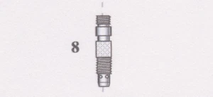 Collet Piezas de Repuesto Antorcha De Tig 17-18-26 para Electrodo De MM 2 - Imagen 1 de 1