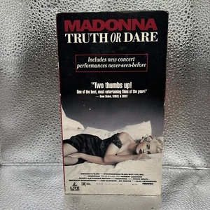 MADONNA Truth or Dare Live 1991 Video VHS Rare Excellent / Like New Tape! - Picture 1 of 4