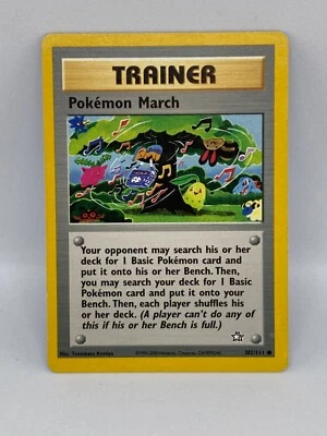 Pokemon March 102/111 Neo Genesis Pokemon Card ~ Played - Image 1 of 2