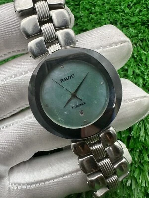 САМЫЙ ЗНАКОВЫЙ RADO FLORENCE ЧАСЫ ВИНТАЖНЫЙ BABY СИНИЙ КРУГЛЫЙ ШВЕЙЦАРСКИЙ НОВОМ СОСТОЯНИИ 80-Х - Изображение 1 из 4