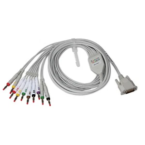 Cable de ECG de 12 cables cable para máquina de ECG CONTEC ECG ECG300G ECG1200G ECG90A - Imagen 1 de 7