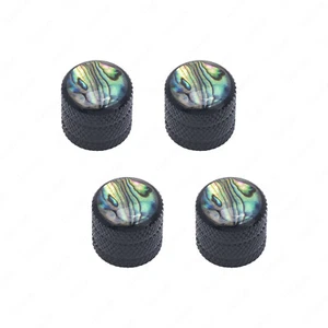 4 Pcs Metal Guitar inlay Dome Volume Tone Knobs For Gibson Epi Les Paul SG - Picture 1 of 12