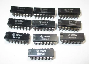10 Texas Instruments Sn15844N Dual 4 Input Nand Power Gate IC Dip-14 NOS - Picture 1 of 1