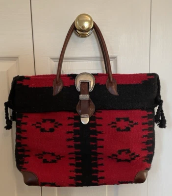 Bolso Navajo McFadin Sisters Two Bar West Southwestern Manta Foto 1 de 4