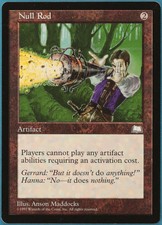 Null Rod Weatherlight NM Artifact Rare MAGIC MTG CARD (ID# 220279) ABUGames