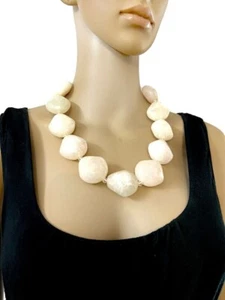 N7623 TIBETAN Gypsy Resin Crystal Tribal Necklace BOLD Women Ethnic Gift Jewelry - Picture 1 of 9