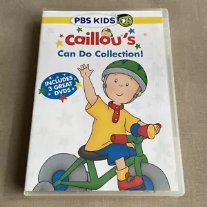 PBS KIDS Caillou’s Can Do Collection (DVD 3-Disc Set) Preschool SEL Emotion Show - Picture 1 of 9