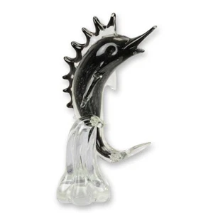 9934269 Glas Figure Colourful Muran. Style Speer-Fisch Marlin Abstract 7 1/2x4 - Picture 1 of 1