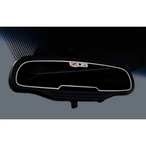 ACC Rear View Mirror Trim fits 06-2013 Corvette Z06-Z06 Style Stainless/Brushed - Picture 1 of 9
