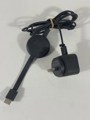 Google Chromecast NC2-6A5 1600 HDMI 2nd Generation Media Streamer + Power Supply - Image 1 of 2