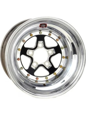 Weld Racing Alumastar Wheel Drag 15x10 Black Bolt Pattern 5x4.5 Bac (88B-510210) - image 1 of 4