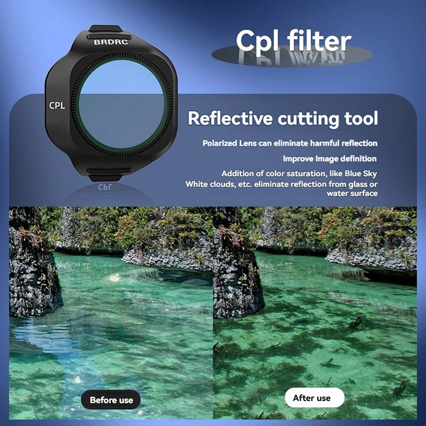 ND16 /CPL / UV  Protective Filter for DJI MINI 5 PRO Spare Parts - Image 1 of 4