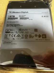 WD Ultrastar DC HC550 18TB - Afbeelding 1 van 1