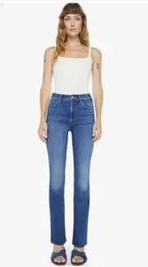Mother Denim The Hustler Sneak Yakkity Yak Jeans Größe 31 $ 258 Neu mit Etikett - Bild 1 von 9
