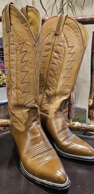 Botas vaqueras occidentales de cuero Hondo vintage para mujer talla 6D usadas en excelente estado  Foto 1 de 4