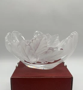 Lalique Glas Kristall COMPIEGNE Konfektschale Schale Bowl Eichenblatt Dekor - Bild 1 von 13