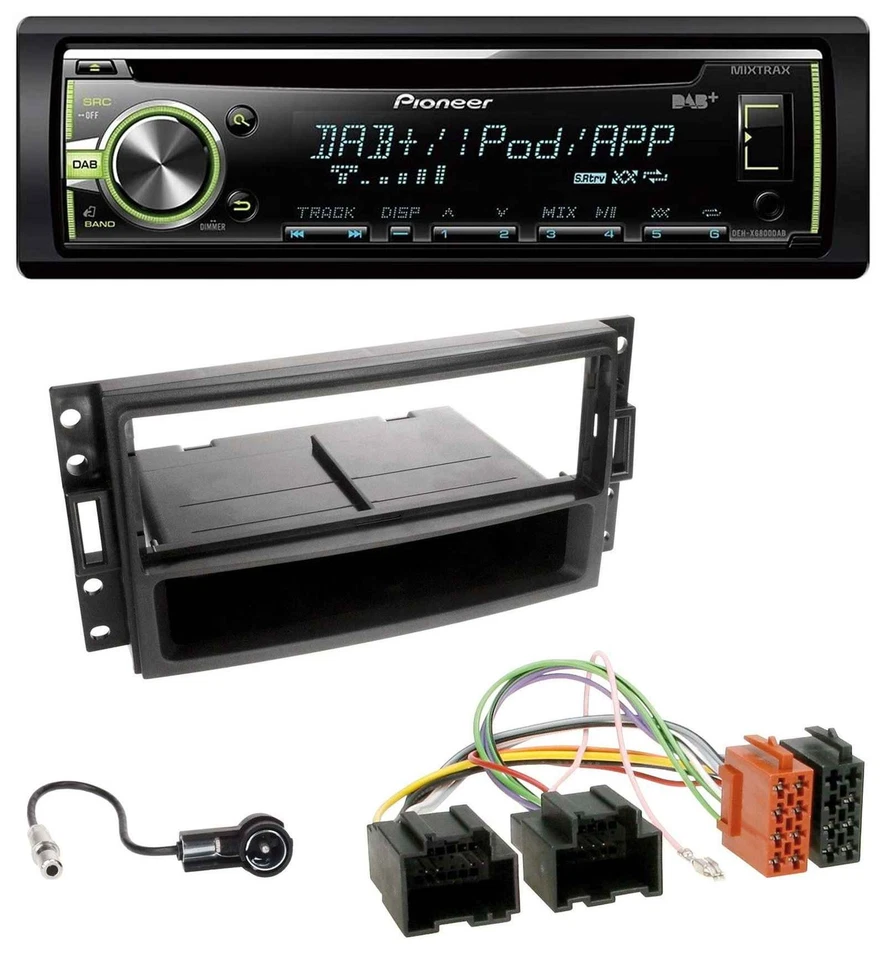 Pioneer DAB USB MP3 AUX CD Autoradio für Chevrolet Corvette Uplander 05-13 - Bild 1 von 4