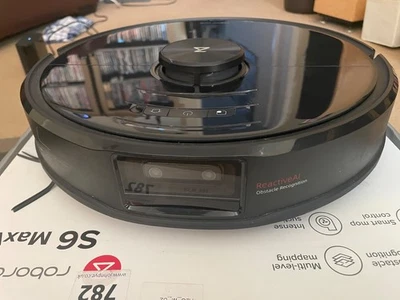 Roborock S6 MaxV Reactive AI Smart Navigation Robot Vacuum & Mop Cleaner Black - Image 1 of 4