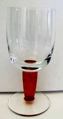 NWOT*  DENBY Fire 7" Fire Water Goblet - 10 oz.  -  8 Available - Image 1 of 2