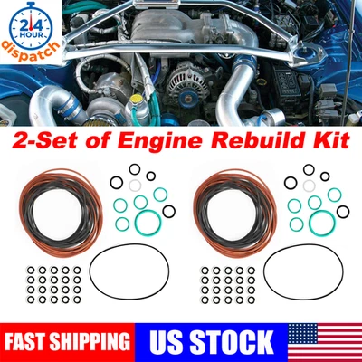 2* Reusable Engine O-Ring Rebuild Kit For Mazda Rotary RX-7 13B Engines 1986-02 - Image 1 of 4