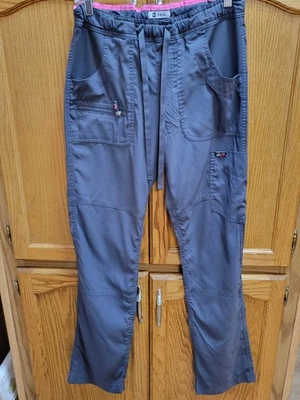 Дамы серый скраб брюки на KOI LITE Sz X-Sm высокий. Отличное состояние - Изображение 1 из 4