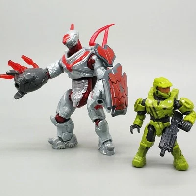 Mega Construx Bloks Halo Hunter Master Chief Battle Damaged 2 Inch Action Figure - Image 1 of 4