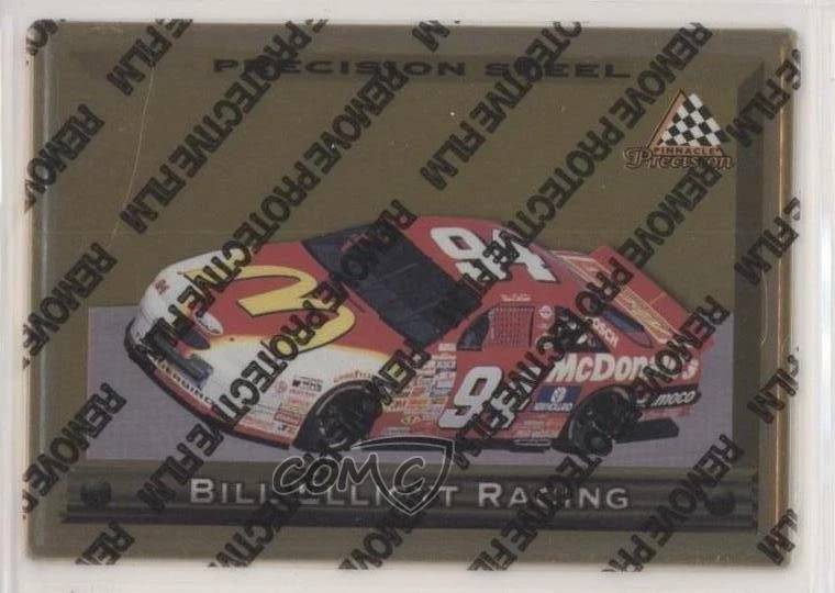 1997 Pinnacle Precision Steel Gold Bill Elliott Racing #50 HOF - Image 1 of 2