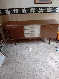 1960 Sideboard Storage Cabinet with Drawers for Bedroom and Living Room - Picture 1 of 4